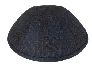 Picture of iKippah Navy Suiting with Copper Size 4
